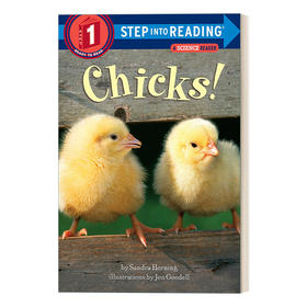 英文原版 Step into Reading 1 - Chicks! 小鸡 儿童绘本 分级阅读 兰登阅读进阶1 英文版 进口英语原版书籍