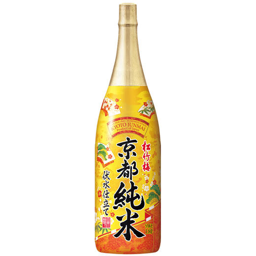 日本松竹梅 京都纯米清酒1.8L*1瓶 商品图0