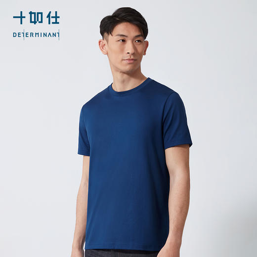 十如仕圆领重磅液氨丝光短袖T恤-T02-01 商品图7