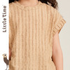 littletime女童褶皱纹理t恤短袖2023夏季新款韩版中大童儿童上衣 商品缩略图1