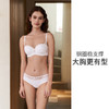 HSIA遐法式阳台杯舒适夹棉围薄款内衣女夏防凸点时尚大胸显小文胸【蔷薇blues】 商品缩略图2