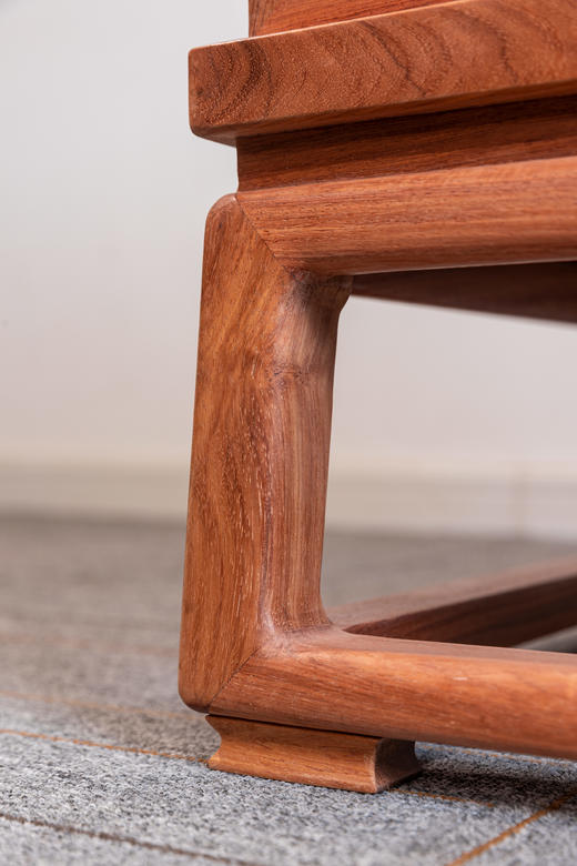 红桥红  家具严选  缅甸花梨（大果紫檀）【64 官皮箱式 茶边柜】 商品图5