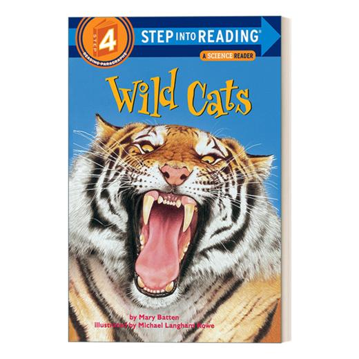 英文原版 Step into Reading 4 - Wild Cats 野猫 英文版 进口英语原版书籍 商品图1