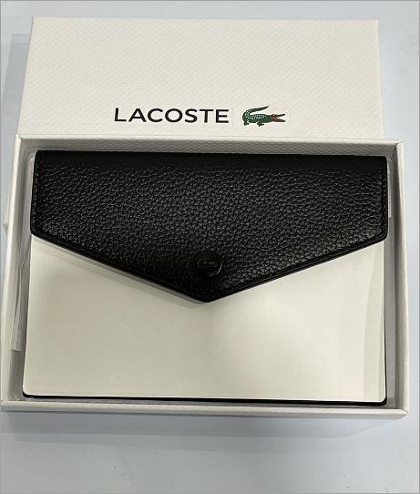 Lacoste/法国鳄鱼 女士拼色短款钱包 商品图0
