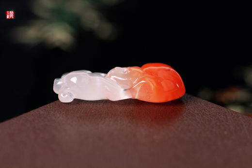 南红冰飘【灵猴献瑞】吊坠   配精美挂绳 商品图4