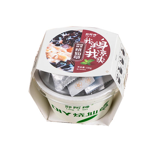 台湾风味即食仙草果冻黑凉粉银耳烧仙草果蔬燕麦烧仙草330g 商品图5