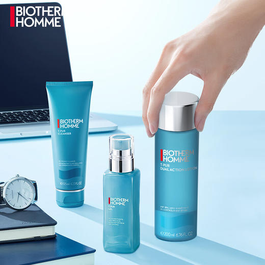 【限时折扣】Biotherm碧欧泉清爽控油男士三件套（爽肤水200ml+乳液50ml+洁面125ml） 商品图2