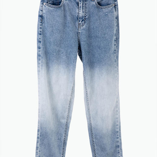 磨白渐变牛仔裤 商品图0