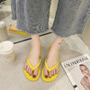 【夏季外穿，韩版潮流买1送1 ！】新款适合夏日出街的拖鞋，营造时尚感！人字拖女夏季外穿拖鞋，防滑沙滩鞋、夹脚凉拖鞋，让你美轮美奂，迎接夏日风暴！ 商品缩略图0
