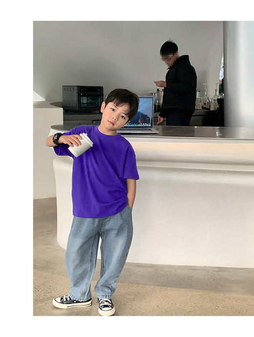 【49.9/2件】男女纯棉夏季半袖上衣 中大童短袖 90-170码可选 高品质儿童棉质短袖上衣 儿童t恤宝宝衣服 商品图9