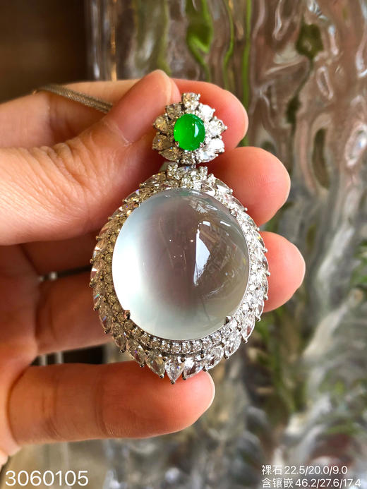 玻璃蛋面吊坠【3060105】具体价格微信咨询 商品图5