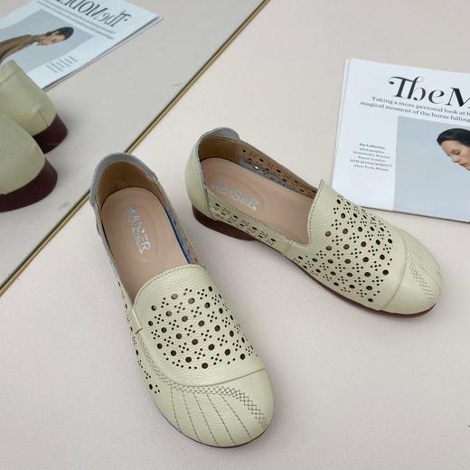 凯撒头层牛皮妈妈鞋 商品图10