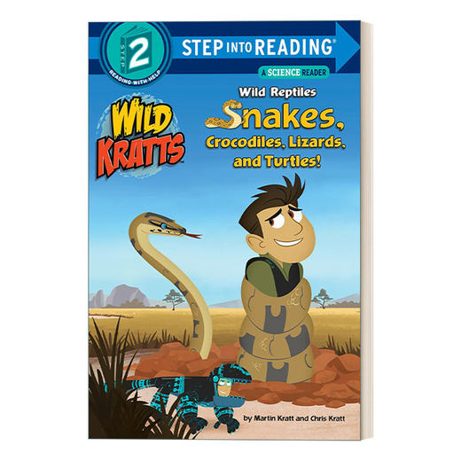 英文原版 Step into Reading 2 - Wild Reptiles 动物兄弟 野外鳄鱼 英文版 进口英语原版书籍 商品图0
