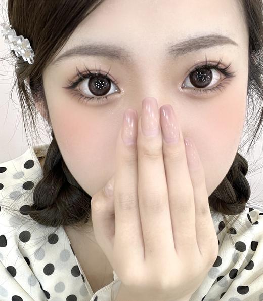 「高端美瞳 」DK G375 草莓摩卡酱 14.5mm 半年抛 舒适度很高 含硅水凝胶 商品图2