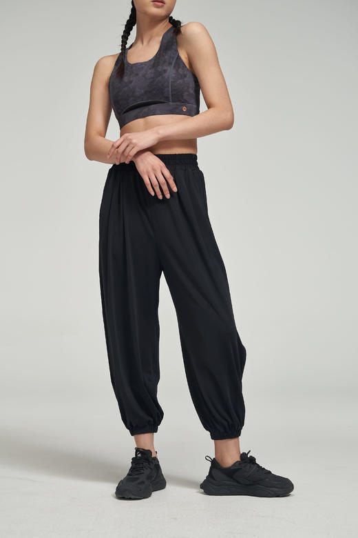 XL5臣禾【防晒裤】冰丝凉感阔腿裤束脚九分裤9232060479 商品图4