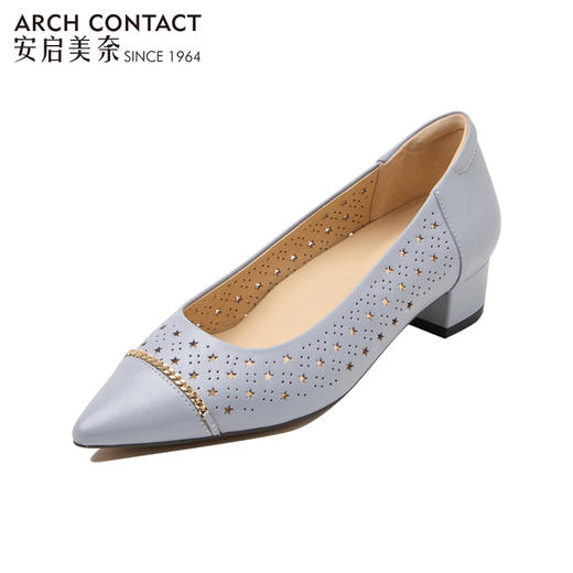 ARCHCONTACT安启美奈软底尖头镂空单鞋52735 商品图1