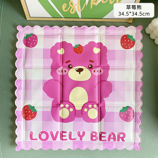 【卡通降温冰垫！冰爽触感】多种款式可选 夏季冰凉垫 防水防污渍卡通椅垫座垫水垫 轻松折叠  冰爽清凉 夏天学生宿舍汽车冰垫 宠物冰垫 郊游必备！ 商品图12