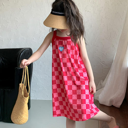 【捡漏价39/2件】夏装新款女童洋气吊带裙 可爱吊带裙 亲肤舒适 精选优质面料 儿童无袖连衣裙子 宝宝韩版沙滩裙-SH 商品图4