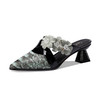 优雅百搭，印花撞色花朵包头凉拖鞋YSML-A028-138 商品缩略图5