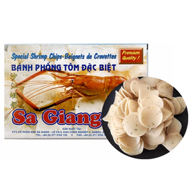 越南进口沙江牌胡椒葱香味虾片200g