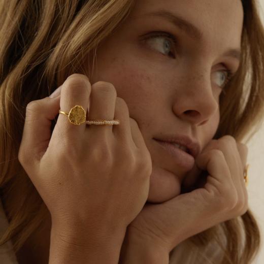 北京仓｜Elise Tsikis-Payos-金色 戒指［法国设计师］ 商品图2