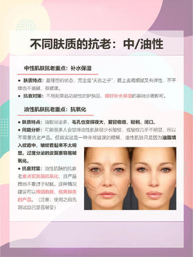 不同肤质的抗老真的不一样！！