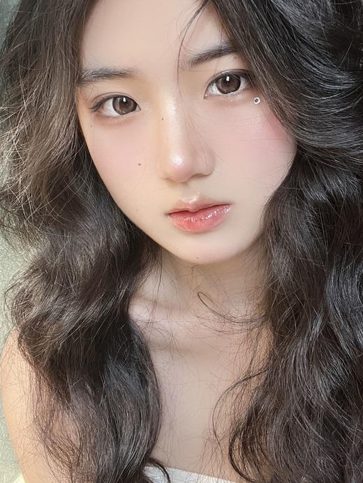 「高端美瞳 」DK G375 草莓摩卡酱 14.5mm 半年抛 舒适度很高 含硅水凝胶 商品图4