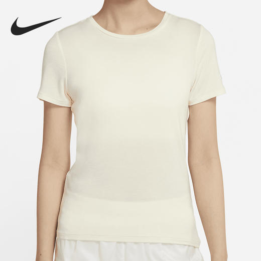 Nike/耐克夏季女子运动训练休闲跑步短袖T恤 DJ8519-110 商品图0