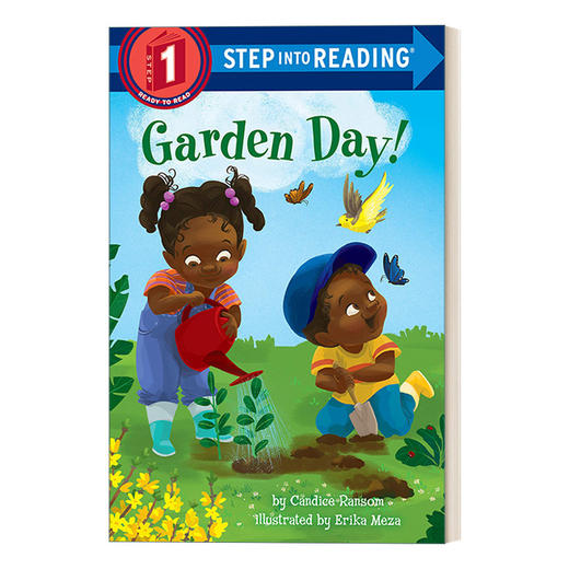 英文原版 Step into Reading 1 - Garden Day! 花园日 兰登分级阅读1 英文版 进口英语原版书籍 商品图0