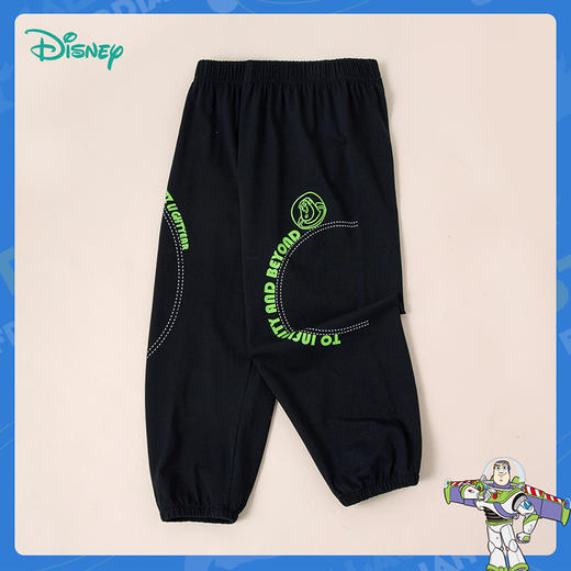 迪士尼童装男童防蚊裤夏季轻薄透气长裤巴斯光年运动休闲束脚裤子 商品图4