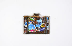 海南三亚旅行箱冰箱贴-琼