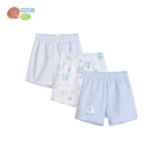 贝贝怡男童短裤夏季薄款中大童男孩儿童裤子五分裤休闲裤3条装 商品图1