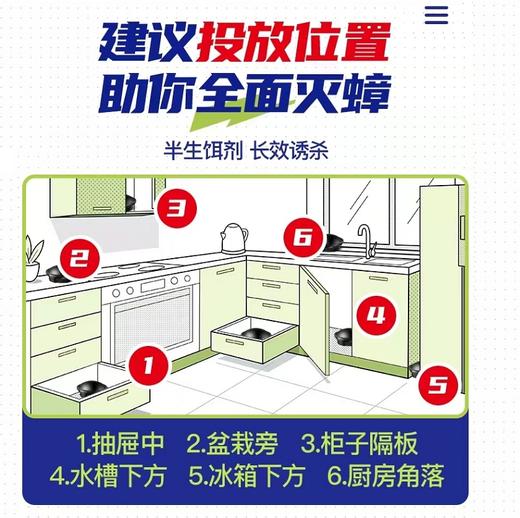 叮叮杀蟑饵剂蟑螂屋 商品图8