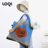 德国LOQI 博物馆系列 玫瑰冥想SD.MR  时尚艺术环保万用袋 折叠大容量单肩手提购物袋承重40斤防泼水 达利 商品缩略图3
