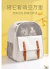 【简约珍珠白】猫包外出便携双肩猫咪背包不塌大容量透气帆布太空包/个 商品缩略图1