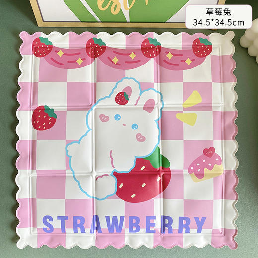 【卡通降温冰垫！冰爽触感】多种款式可选 夏季冰凉垫 防水防污渍卡通椅垫座垫水垫 轻松折叠  冰爽清凉 夏天学生宿舍汽车冰垫 宠物冰垫 郊游必备！ 商品图11