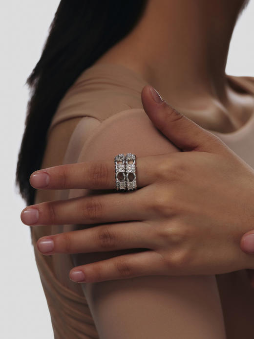 ATELIERSO 23SS 克拉系列-双层克拉拼钻戒指 商品图2