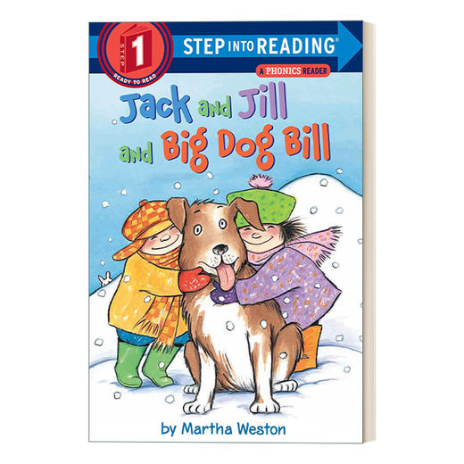 英文原版 Step Into Reading 1 - Jack and Jill and Big Dog Bill 杰克和吉尔和大狗比尔 英文版 进口英语原版书籍 商品图0