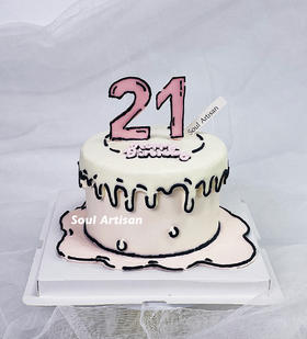 漫画风数字蛋糕3