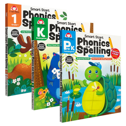 【安潇推荐】Smart Start Phonics and Spelling 聪慧启蒙系列 自然拼读套装 商品图1