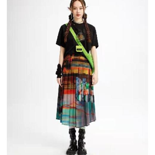 南二楼渔牌2023年春夏FGHB7223百褶裙精品女装 商品图0