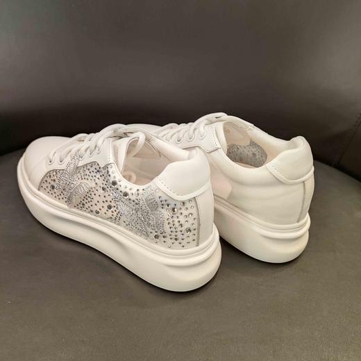 LFGJ 14648蝴蝶水钻透气网面小白鞋 商品图4