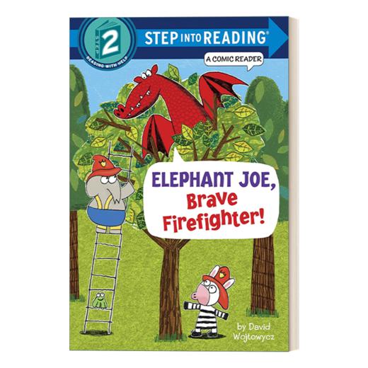 英文原版 Step into Reading 2 - Elephant Joe  Brave Firefighter! 大象乔，勇敢的消防员! 英文版 进口英语原版书籍 商品图1