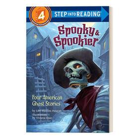 英文原版 Step into Reading 4 - Spooky and Spookier 幽灵与幽灵 英文版 进口英语原版书籍