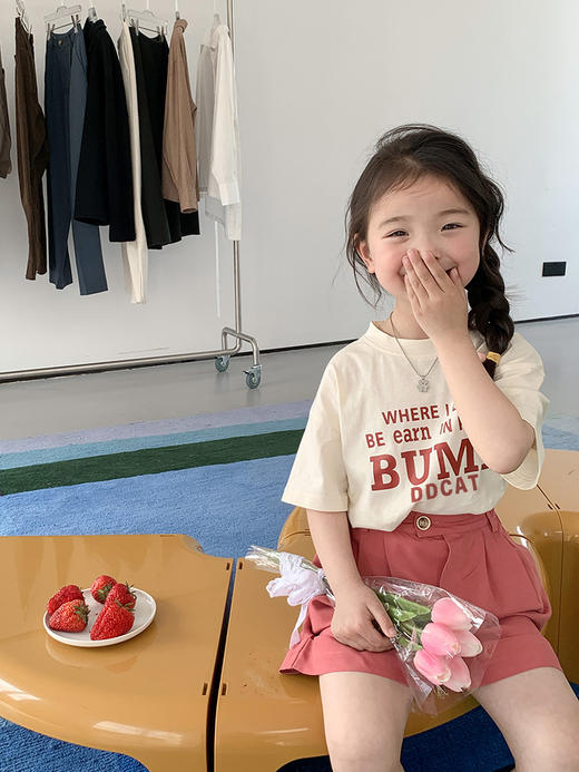 【59/2件】童装男女短袖t恤 纯棉夏季新款 90-170码可选 高品质儿童棉质短袖上衣 儿童宝宝半袖上衣中小童-QQ 商品图6