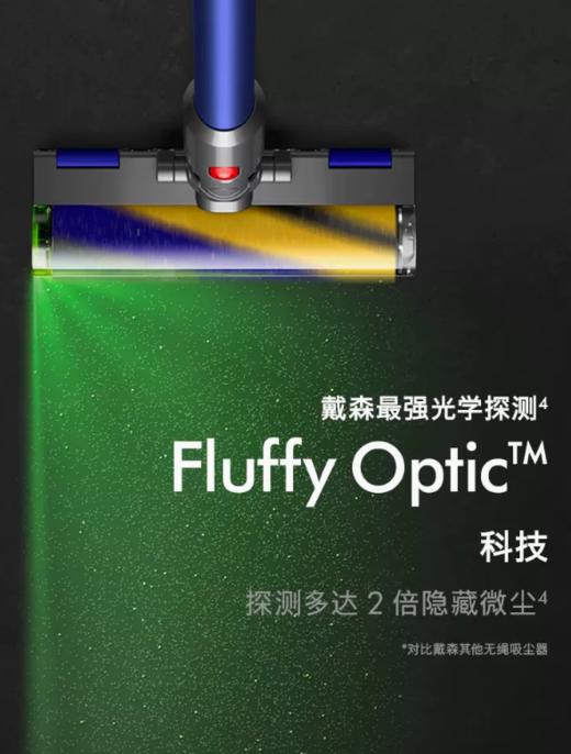 戴森（DYSON）G5 Detect Absolute智能无绳手持吸尘器家用除螨 地毯 紫色 商品图3