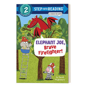 英文原版 Step into Reading 2 - Elephant Joe  Brave Firefighter! 大象乔，勇敢的消防员! 英文版 进口英语原版书籍