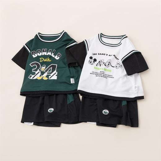 【商场同款】迪士尼童装 拼接假两件短袖套头套装夏季男童潮酷运动风套装222DT0151
 商品图6