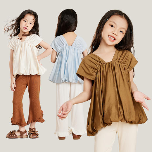 littletime女童吊带背心轻薄款2023夏季新款韩版洋气外穿短款上衣 商品图1