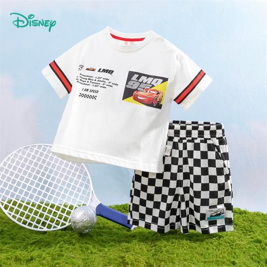 汽车总动员男宝夏T恤套装短袖上衣短裤儿童男童套装童装 商品图0